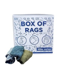 Mixed Color Terry Towels, Cotton Cleaning Rags – 10 LBS. BOX – Multipurpose Use
