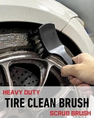 Wheel Brushes for Cleaning Wheels (4 Pro Pack)- 2X Soft Whe Color: Red & Black