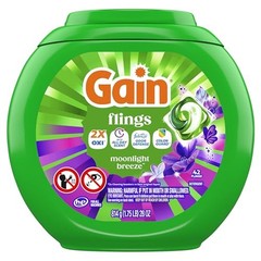 Gain 42 Count (Pack of 1), Flings Moonlight Breeze 42 Laundry Pacs