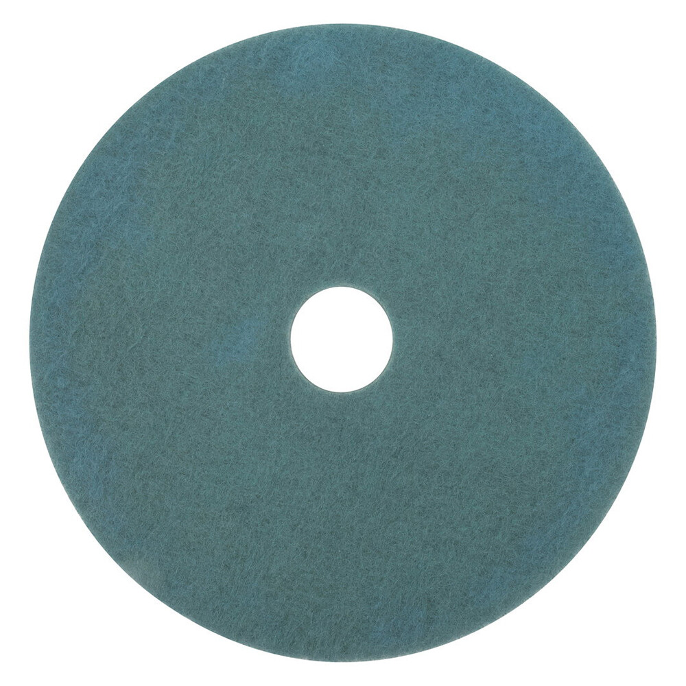 3M Floor Buffing Pad Aqua 27″ dia x 1″ Non-Woven Nylon/PES Fiber | 5/Case