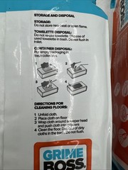 Grime Boss 72-Count Surface and Hand Wipes Heavy Duty Cleaning Wipes, 2Pk