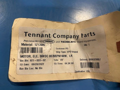 Tennant 1217685 MOTOR, ELE, 36VDC 0070RPM 60W, LH M17