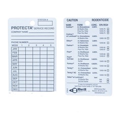 Protecta Baiting Station Service Record Cards (100 Cards) Protecta Service Cards