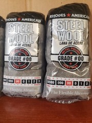 Rhodes American Steel Wool Very Fine #00 #0000 (LOT OF 4) PLEASE READ