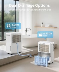 30 Pint Dehumidifier for Basement, 2500 Sq. Ft Dehumidifiers for Home with Dr…