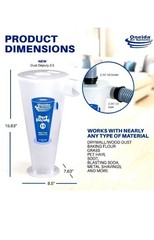Oneida Air Systems Dust Deputy 2.5 DIY Cyclone Separator, Accessory Only, Clear.