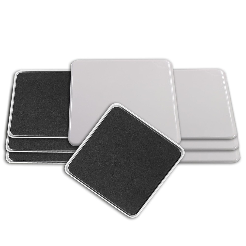 vshougou 4pcs 5″ Reusable Large 4 pcs Square Reusable, Off-white