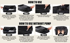 Travel Vacuum Bag(Built-in Electric Vacuum Pump), 28L Vacuum Bags for Travel,