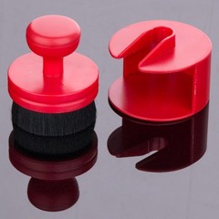 Car Tire Shine Applicator, Vegan Tire Shine Brush with Stand Size: 1Color: Red