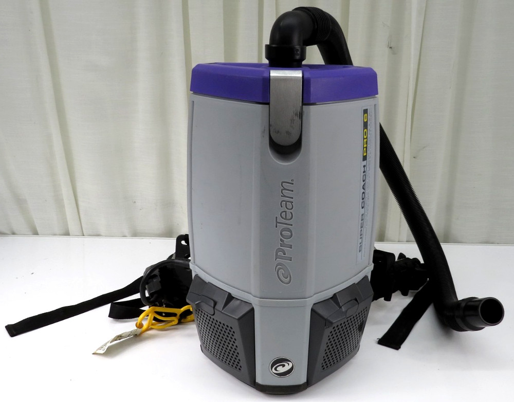ProTeam Super Coach Pro 6 Backpack Vacuum w/ HEPA Filtration