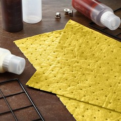 Oil Absorbent Pads for Garage and Basement 100 Pcs Water Spill Mats 15×19.7″