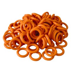 100-Pack 1/4″ Pressure Washer O-Rings for Quick Coupler Compatible Orange