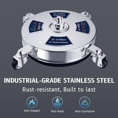 JaxonBilt 14 Inch Pressure Washer Surface Cleaner – Stainless stainless stell