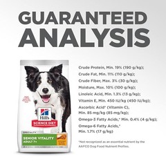 Hill’S Science Diet Hills Science Diet Senior Vitality Adult 7 Dry Dog Food