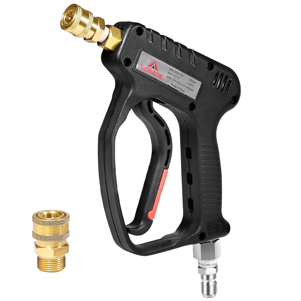 YAMATIC Pressure Washer Short Gun 5000 PSI – Stainless Steel 3/8″