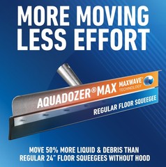 Unger Professional Aquadozer Max Kit 24 Smooth Surface Straight Floor Squeegee