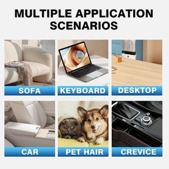 Cordless Handheld Vacuum Cleaner Strong Suction Rechargeable Lightweight ASK