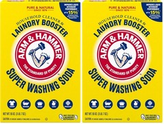 ARM & HAMMER Super Washing Soda Household Cleaner 55 Ounce (Pack of 2), Multi