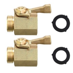 M MINGLE Heavy Duty Brass Garden Hose Shut Off Valve, Garden Hose Female End …