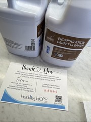 QTY: 2 Ecolab 6195099 Revitalize Encapsulation Carpet Cleaner 1 gal Each