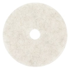 3M 3300 Burnishing Pad, 21 In, White, Pk5