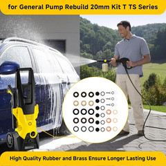 For General Pump Rebuild Kit Compatible with General Pump T/TS Series T1011 TS10