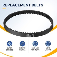 KeeTidy Vacuum Belts Replacement Compatible with Shark, Rotator 2 Pack