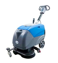 Dual Brush18″Walk Behind Floor Fordable Portable Scrubber2x45AH BatteryPoweredBL