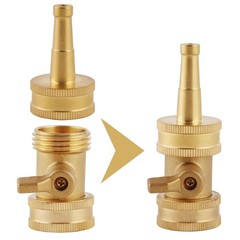 Sanpaint Jet Nozzle Power 4 X 3 X 1.2 Inches, Jet+Shut Off Valve