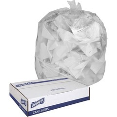 Genuine Joe GJO01012 Clear Trash Can Liners 30 Gal 250/box