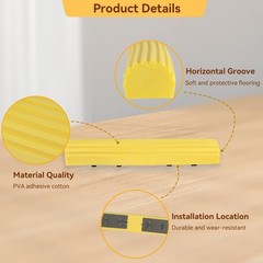 Sponge Mops for Floor 29 * 5.5 * 4.5cm / 11.4 * 2.16 * 1.77in, Yellow