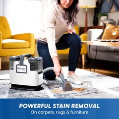 Vacmaster 400 Series Portable Carpet & Upholstery Spot Cleaner Small, White