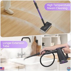 Steam Mop Cleaner for Hardwood Floor Cleaning, Hands-free Steamer Cleaner