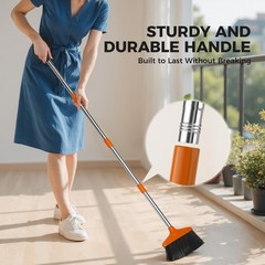 Nodirz Handy Broom Indoor/Outdoor Brooms Duty Kitchen Broom For Home Garage
