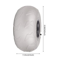 9 Balloon Wheels 2 Pack 0.78in Inner Dia Beach Sand Tires Kayak Cart 4.5in Thick