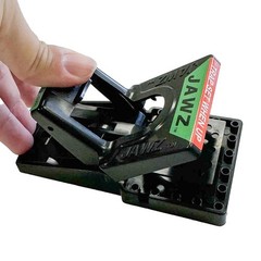 JT Eaton 409 Jawz Indoor Plastic Mouse Trap for Solid or 12-Pack, Black