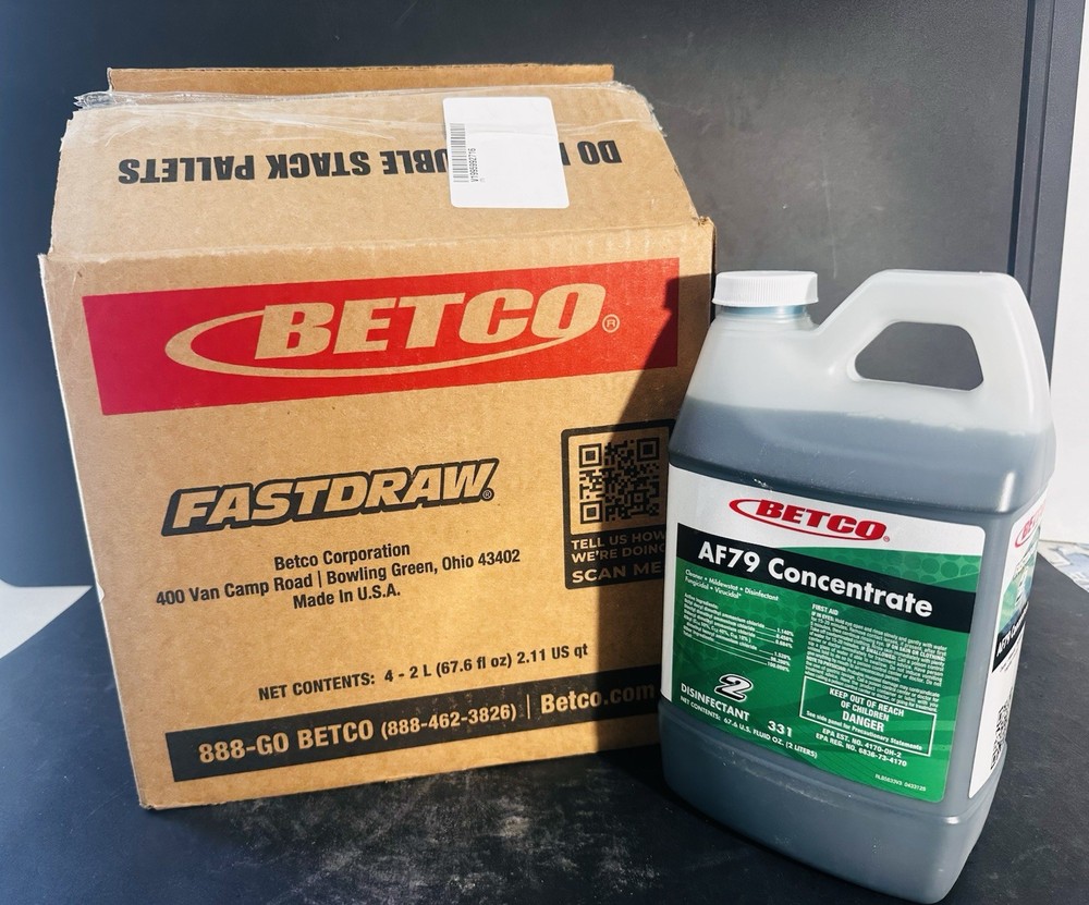 AF79 Concentrate 3/2L Acid Free Cleaner, Disinfectant, Fungicidal, Virucidal_X 4