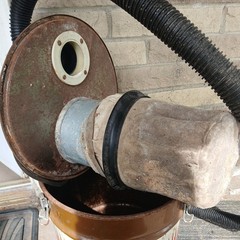 Vintage MCM TESTED & WORKING Shop-Vac Wet/Dry Model 222- Metal Can Made in USA
