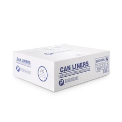 McKesson Trash Can Liners, Light Duty – Clear, 10 gal, 24 in x 24 in, 1000 Ct