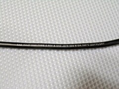 Tennant Battery Cable, 06Ga 30.0L Black .31Ring