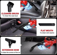 Rueqior Cordless Vacuum Compatible Milwaukee 18V Battery 5 In 1 Handheld