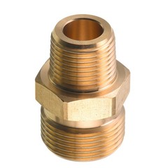 M MINGLE M22 Pressure Washer Fitting, 3/8 Inch NPT Male to 14 mm, brass