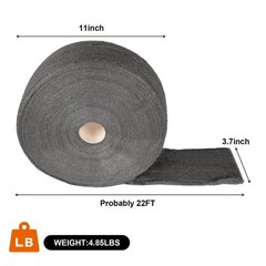 0000 Steel Wool 5lb – Hardware Cloth for Cleaning, Buffing, Polishing Glass, …