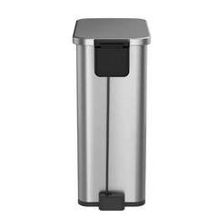 13.2 Gallon Slim Kitchen Trash Can, Stainless Steel Kitchen Step Trash Can