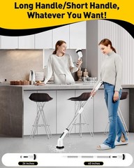Spin Scrubber for Cleaning Bathroom, Shower Scrubber Cordless Cleaning Brush …