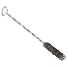 Tanis 05026 Tube And Pipe Brush, 5 1/2 In L Handle, 1 1/2 In L Brush, Tan,