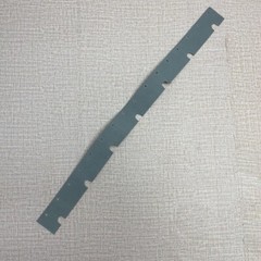 PWF FRONT SQUEEGEE BLADE CT89 GRAY W/HOLES FOR CT100/200