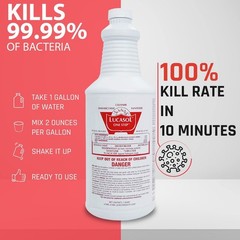 Lucasol One Step Disinfectant All Purpose Cleaner, 1 Quart (32oz)