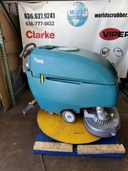 Tennant T500e Walk-Behind Floor Scrubber 32”/24V NewBattery SN1221 Low Hours 272