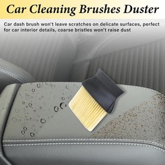 Interior Detailing Brush for Dashboard, Air Conditioner Vents, L Color: Yellow